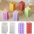 Ball Pillar Cylinder Heart Cylinder Resin Casting Mold Resin Making Molds Silicone Mold for Candle Home Decorate 3D Animal Mold Candle Making Mold