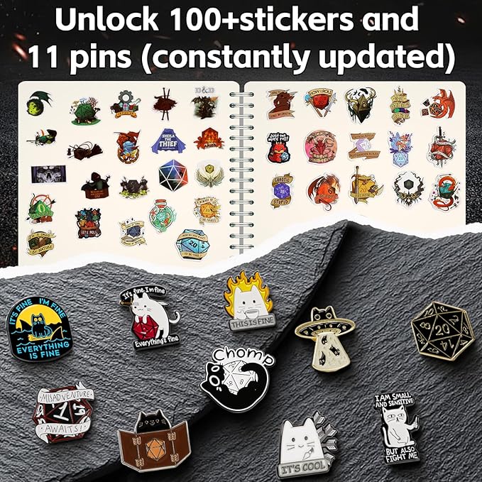 Coyeekn Mystery Dice Set - DND Dice Set - Polyhedral Dice, Dice Goblin, RPG Dice Set, Suitable for Role Playing, Table Games(Mystery Pack of 6)