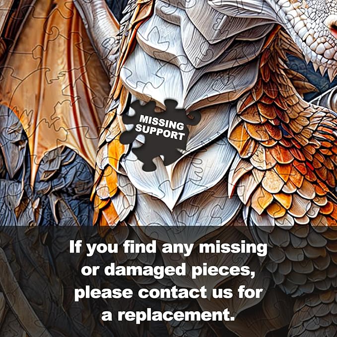 Wooden Puzzles for Adults, Wood Jigsaw Puzzle, Wooden Cave Dragon Puzzles, Family Puzzle Game (M-11.4 * 11.4in 200pcs)