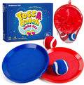 EVERICH Upgraded Toss and Catch Ball Game Set - Indoor and Outdoor Games for Kids 3-12, Beach Sand Pool Water Toy Includes 2 Paddles 2 Sticky Balls, Great Birthday Easter Gifts for Boys Girls