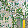 Niviy Window Privacy Film Stained Glass Window Film with Installation Tools, Rainbow Windows Decorative Decals Non-Adhesive Reusable for Home, Bathroom, Glass Door (Leaf Rainbow, 17.5 x 78.7 in)