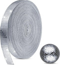 SATINIOR 20000 Pcs Disco Ball Mirror Tiles Self Adhesive for Crafts 5 x 5 mm Small Disco Tape Ball Stickers Square Mosaic Tiles Mirror Pieces for DIY Craft Party Decor