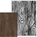 Glodecart Tree Annual Ring Background Embossing Folder, Plastic Textured Impressions Tree Wood Grain Embossing Folder Template for Card Making Scrapbooking Paper Craft Album Stamps DIY Décor