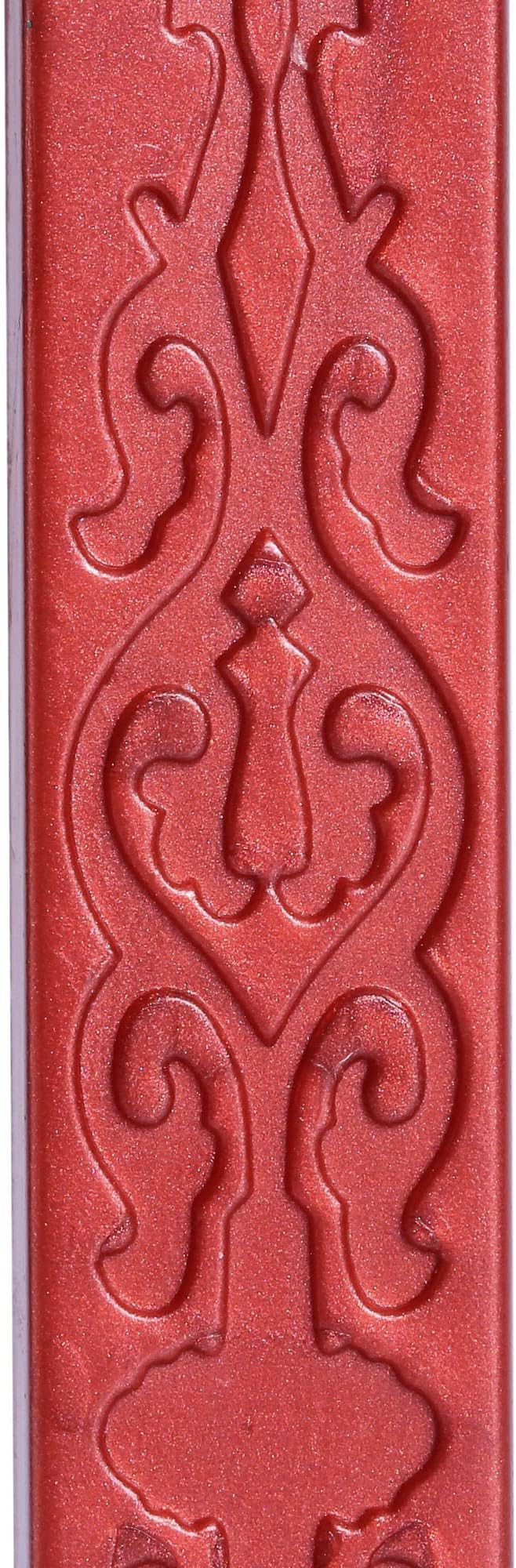 Yoption 5Pcs Sealing Wax Sticks, Vintage Totem Fire Manuscript Flashing Wine Red Wax Seal Sticks with Wicks, Sealing Wax for Wax Seal Stamp