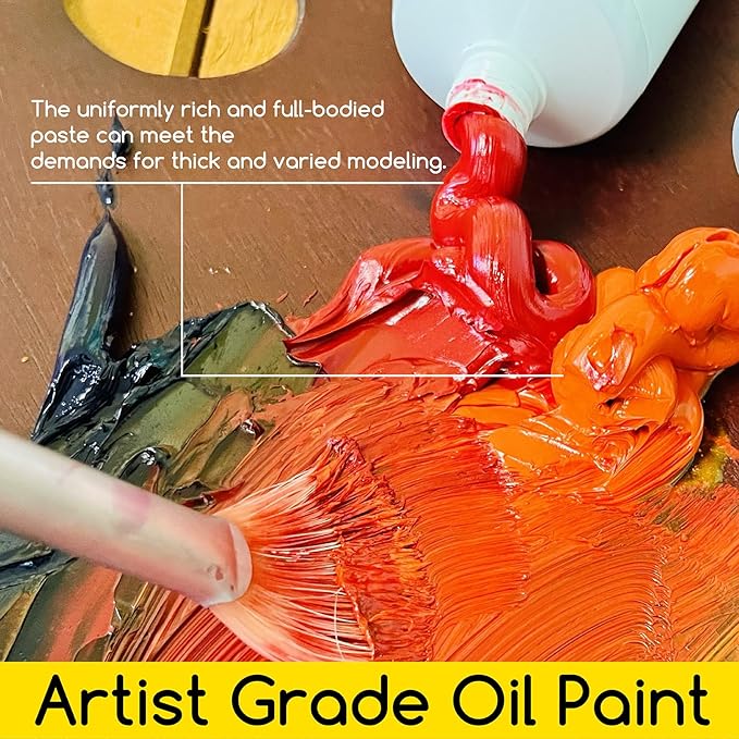 MEEDEN Artist Grade Oil Paint: Pale Pink - 170ml/5.7oz Tube - Professional Art Paints for Canvas Painting