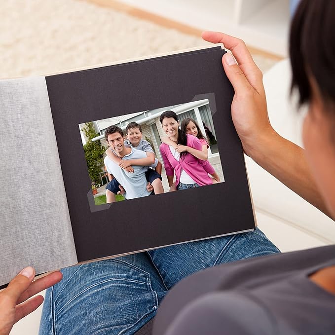 Aneco 3 Pack Transparent Photo Corners Clear Picture Mounting Corner Stickers for DIY Album, Scrapbook, Journal, 500 Pieces/Pack