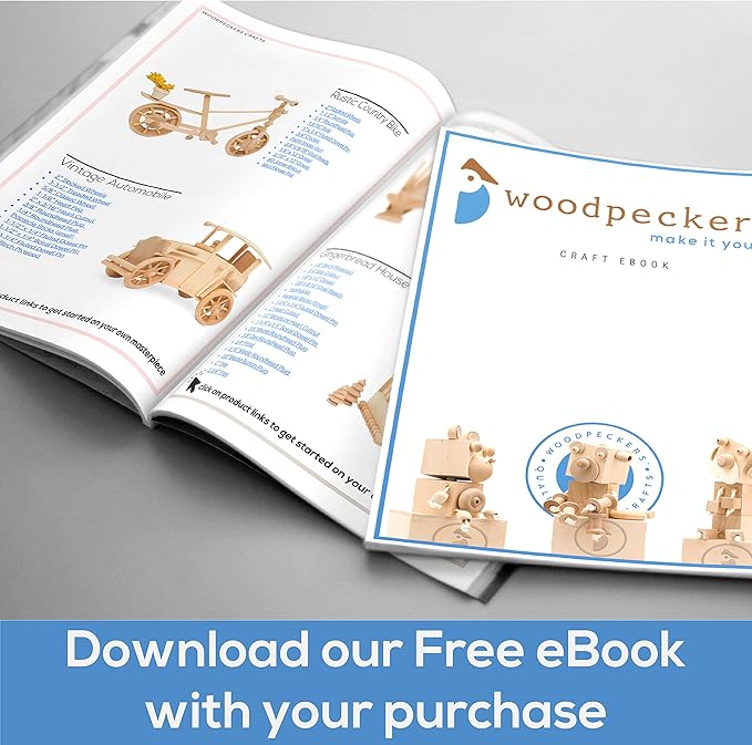 Dowel Rods Wood Sticks Wooden Dowel Rods 1/8 x 36 Inch Unfinished Hardwood Sticks for Crafts and DIYers 50 Pieces by Woodpeckers