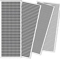 3090 Pcs 4 Sheets Rhinestone Stickers 3/4/5/6 mm Self Adhesive Craft Rhinestones Gems for Face Eyes Makeup Hair Body (Black-3/4/5/6mm)