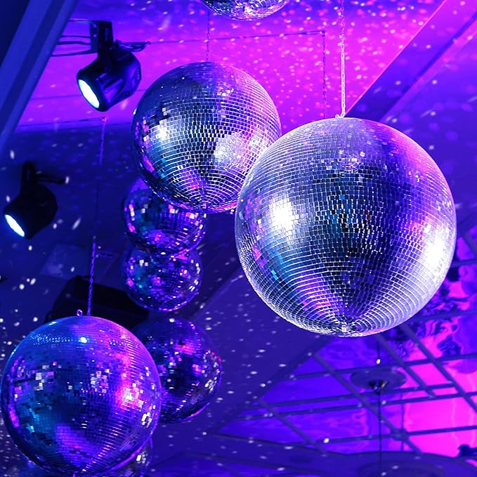 SATINIOR 8000 Pcs Disco Ball Mirror Tiles Self Adhesive for Crafts 5 x 5 mm Small Disco Tape Ball Stickers Square Mosaic Tiles Mirror Pieces for DIY Craft Party Decor