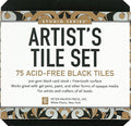 Studio Series Artist's Tiles Black: 75 Acid-Free Black Tiles