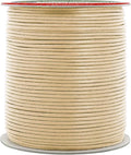 Mandala Crafts 2mm 109 Yards Cream Cotton Waxed Cord for Jewelry Making Bracelet Cord Waxed String - Beading String Thread Jewelry Cords for Necklaces String