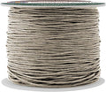 Mandala Crafts 0.5mm 109 Yards Taupe Cotton Waxed Cord for Jewelry Making Bracelet Cord Waxed String - Beading String Thread Jewelry Cords for Necklaces String