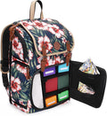 ENHANCE Designer Edition TCG Backpack - MTG Deck Bag Card Binder Space, TCG Deck Box Storage, MTG Playmat Holder - Card Storage Compatible with Magic the Gathering, Pokemon, Lorcana (Canvas Tropical)