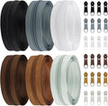 DOITEM 5# Zippers 12 m Nylon Endless Zip Set with Slider and Zip for Sewing and Crafts (6 Colors)