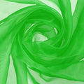 MECCANIXITY Iridescent Sheer Organza Fabric, 10 Yards x 59 Inches Solid Holographic Shiny Fabric Organza Cloth for Wedding, Curtains, Costume, Photo Background, Green