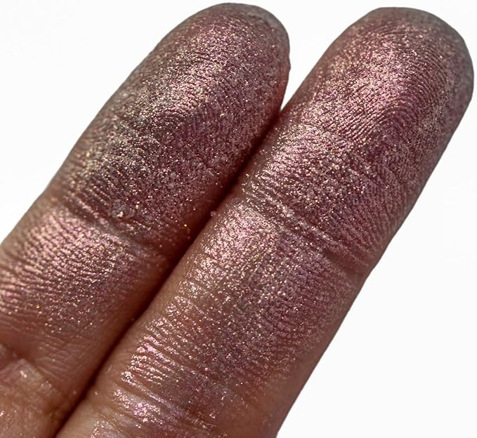 Premium Diamond Mica Powder Pigment- for Epoxy, Resin, Soap, Paint, Woodworking, Acrylic Pouring, Bath Bombs, Fishing Lures - DIY Arts and Crafts Additive (Iridescent Champagne-Pink Brown)