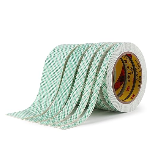 3M Double Sided Foam Tape 2.0"×10Ft 1 Pack White Double Coated Urethane Strong Adhesion Polyurethane Tape for Bonding Attaching Mounting Interior Signage Nameplates DIY Card
