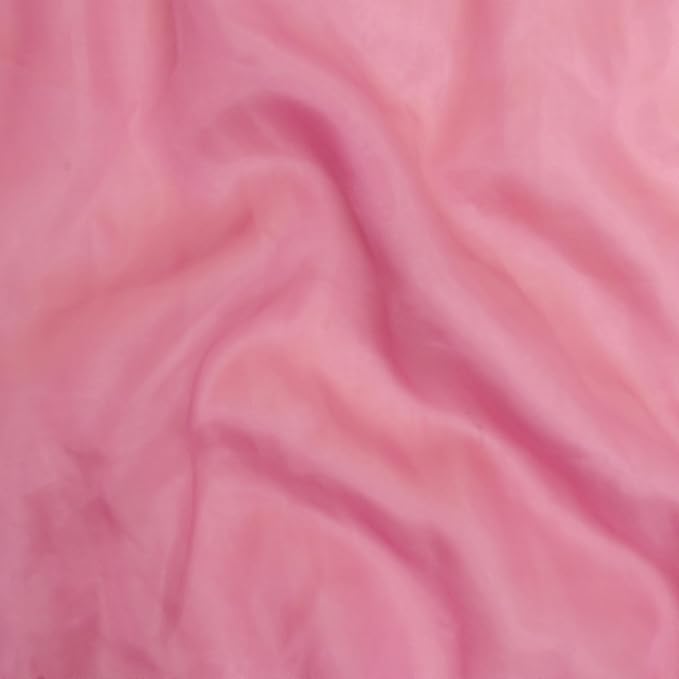 Organza Fabric 10 Yard Bridal Solid Sheer Bolt for Home Décor, Table Décor, Bridal, Fashion, Crafts, Decorations Silky Shiny Organza 44" - (10 Yard, Dusty Pink)