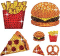 StickerBeans® Rhinestone Stickers - Fopdie 4-Pack, 2” x 2” Each, Unique Sparkly Cut-to-Shape for Collecting, Trading, Decorating Laptops, Phone Cases, Scrapbooks - for Kids, Teens, & Adults