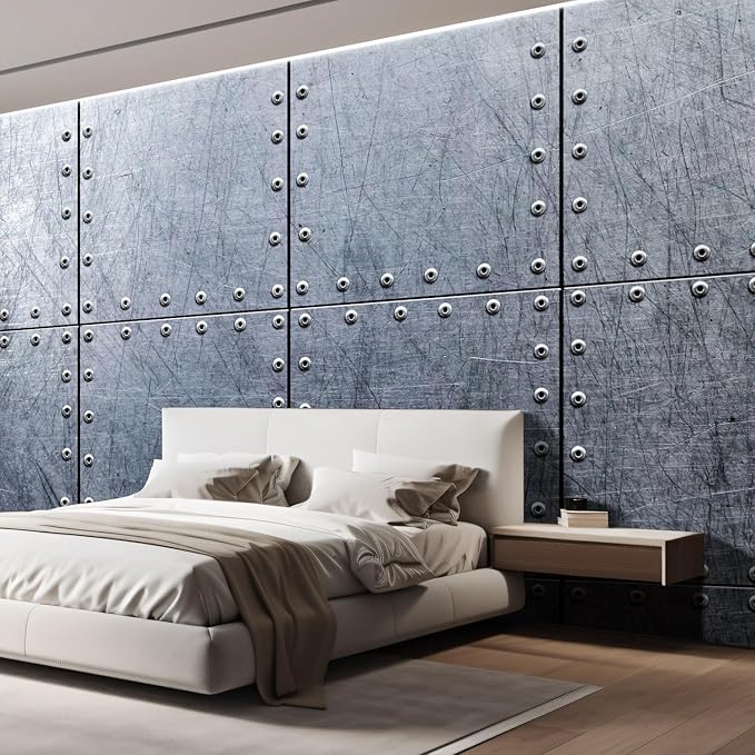 wall26 Metal Wallpaper Background Canvas Art Wall Decor - 108x120 inches