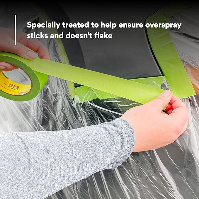 3M Plastic Sheeting 06723, High Density, Tear Resistant, Durable, Easy To Cut, 12 ft x 400 ft