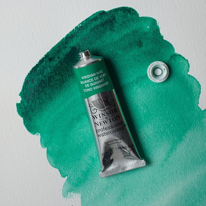 Winsor & Newton Professional Watercolour, Revival Collection, Half Pan, Viridian Hue