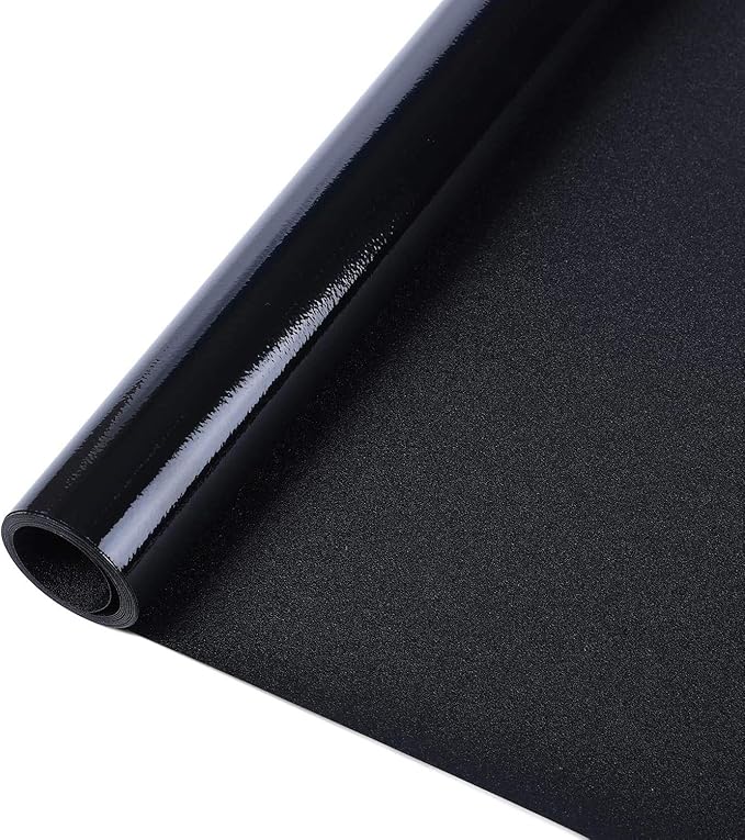 rabbitgoo Blackout Window Film, Sun Heat Blocking Privacy Cover for Glass, Removable Opaque Room Darkening Dark Black Out Window Covers Tint Shades for Home Day Sleep Light Blocker 17.5 x 118.1 Inches