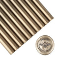 Glue Gun Sealing Wax Sticks for Wax Seal Stamp - Metallic Champagne Gold, Great for Wedding Invitations, Cards Envelopes, Snail Mails, Wine Packages, Christmas Gift Ideas, Pack of 10