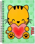 Animation Notebooks | Cute Spiral Notebook | A5 Size 6.5in x 8.75in | 160 pages | 80 Sheets Smooth, durable, and bleed-resistant 90lb lined inner pages | Interactive cover that brings your imagination to life | Creative Companion for journaling, notes,...