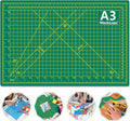 WORKLION 12" x 18" Art Self Healing PVC Cutting Mat, Double Sided, Gridded Rotary Cutting Board for Craft, Fabric, Quilting, Sewing, Scrapbooking Project……