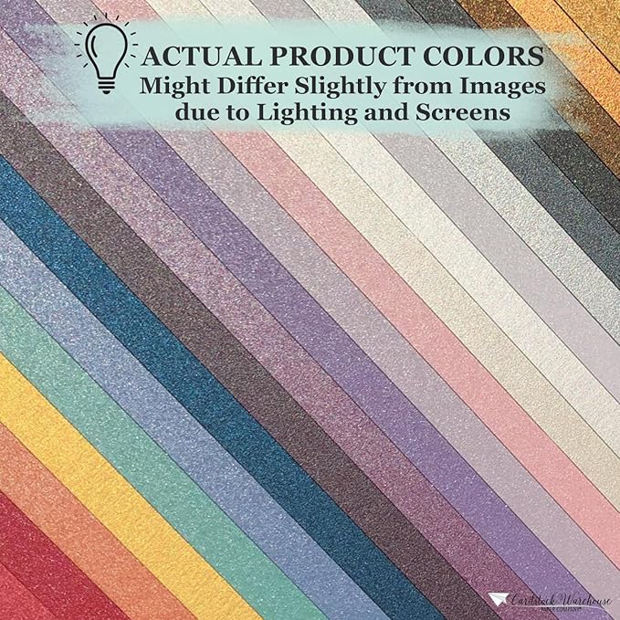 Cardstock Warehouse Stardream Coral Cardstock Paper - 25 Sheets, 8.5 x 11" – 105 lb / 284 GSM Premium Metallic Coral Card Stock for High-end Printing, Card Making, Die-cutting & DIY Projects