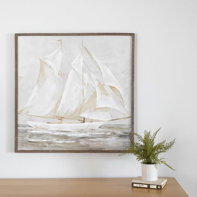 Large Canvas Hangers, 6 Picture Hangers, 10 Large Removable Adhesive Strips, Damage Free Picture Hanging Hooks Heavy Duty, Wall Hangers Without Nails