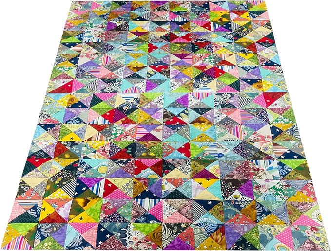 HANPATQUI 50PCS 12 x 12 inch Floral 100% Cotton Fat Quarters Fabric for Sewing and Quilting Bundles Precut Fabric Square for DIY Craft Patchwork