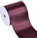 YAMA Burgundy Double Faced Satin Ribbon, 3 Inch 10 Yards, Great for Crafts Bows Flower Bouquet Wedding Home Decor Gift Wrapping