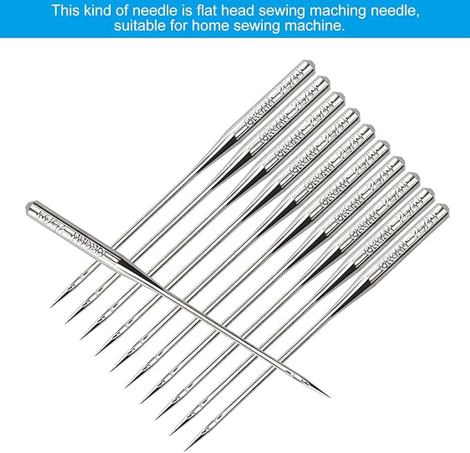 30 Pack Sewing Machine Needles Size 75/11 130/705H HAx1 Embroidery Sewing Needles for Brother Sewing Machine (3 Pack of 10 Needles)
