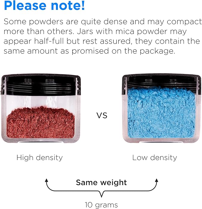 Rolio - Mica Powder - 100G / 3.5oz of Pigment for Paint, Dye, Soap Making, Nail Polish, Epoxy Resin, Candle Making, Bath Bombs, Slime - (Azure)