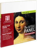 Ampersand Art Supply Wood Gesso Art Painting Panel: Canvas Texture, 3/8 Inch Depth, 8" x 8"