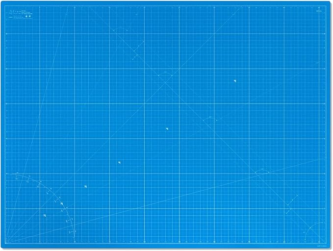 Elan Cutting Mat A0 Blue, Extra Large Self Healing Cutting Mat 36 x 48 Inch, 5-Ply Craft Board Blue, Hobby Board for Crafts 36x48 Inch