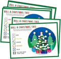 Roll A Christmas Tree Dice Game, Christmas Games for Families & Large Groups-25 Players, Xmas Party Games for Adults, Green Theme Winter Holiday Decorations White Elephant Gifts Ideas