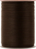Mandala Crafts 2mm 109 Yards Bistre Brown Cotton Waxed Cord for Jewelry Making Bracelet Cord Waxed String - Beading String Thread Jewelry Cords for Necklaces String