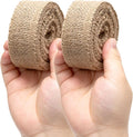Burlap Fabric Roll - 10 Yards Natural Jute Fabric Ribbon for DIY Gift Wrapping, Craft Projects, Wedding, Christmas Home Decoration (2.5cm, 1 Inch)