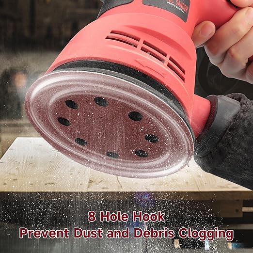 100 PCS 5 Inch Sanding Discs 600 Grit, Round Hook and Loop Sandpaper for Random Orbital Sander