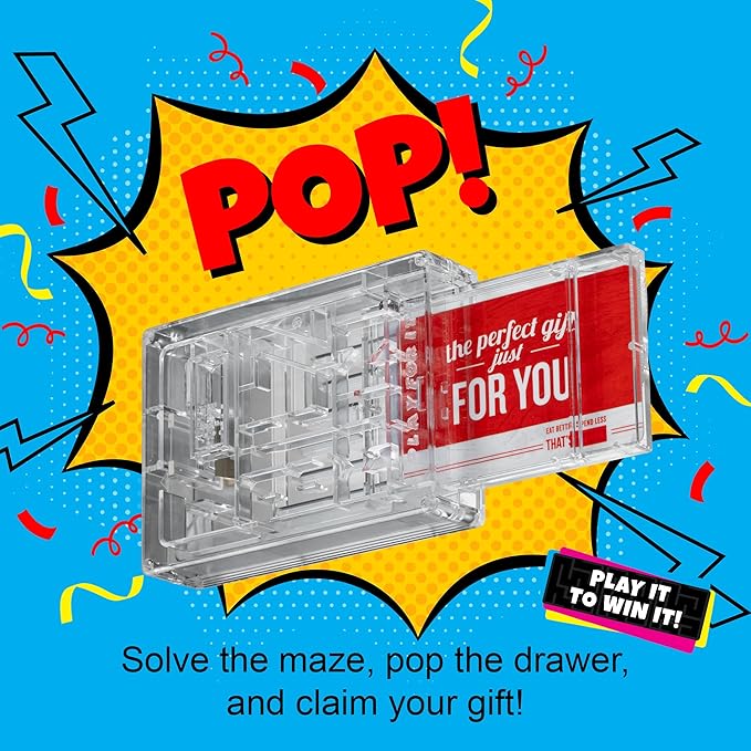 BILZ® Super Maze | Gift Card Puzzle Game for Ages 8+ | Made in USA | Easy Fun Setup | Fits Gift Cards, Cash (Folded), and Notes | Great for Graduations, Christmas, & Birthdays