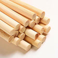 1/2 x 12 Inch 50 PCS Dowel Rods Wood Sticks Wooden Dowel Rods - Unfinished Bamboo Sticks - for Crafts and DIYers