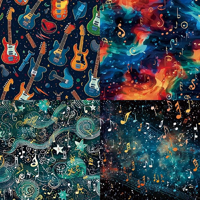 YASMEN 6"x6" Scrapbook Paper Pad - 24 Sheets of Patterned Cardstock for Card Making, Scrapbooking, Junk Journal, DIY Gift Cards - Single-Sided Decopodge Decorative Craft Paper
