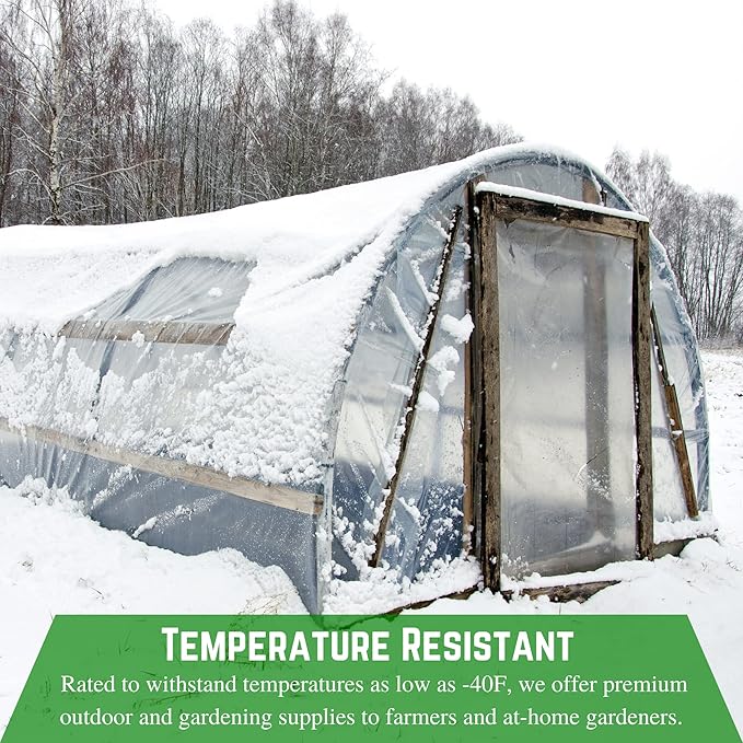 Farm Plastic Supply - Clear Vinyl Sheeting - 15 Mil - (4'6" x 15') - Vinyl Plastic Sheeting, Clear Vinyl Sheet for Storm Windows, Covering, Protection, Tablecloth Protector