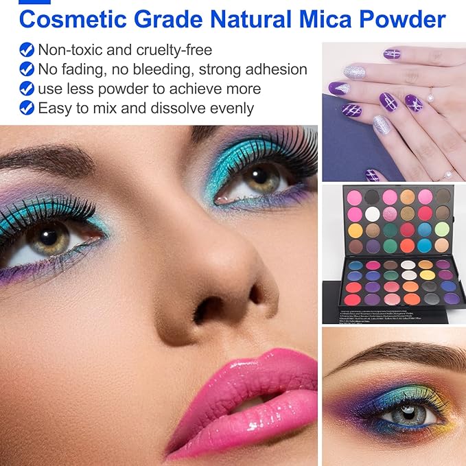 Mica Powder,200g/7.22oz Large Jar,Mauve Mica Powder Pigment for Epoxy Resin，Lip Gloss，Paint，Dye，Soap Making，Nail Polish,Candle Making,Bath Bombs