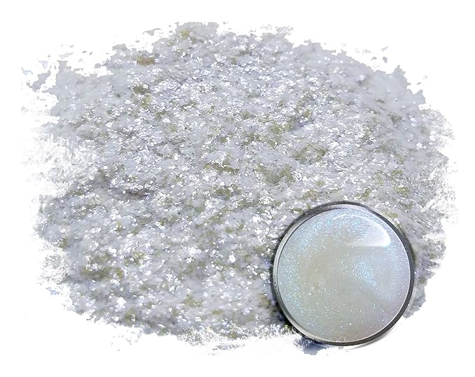Eye Candy Premium Mica Powder Pigment “Galactic Ghost Blue” (25g) Multipurpose DIY Arts and Crafts Additive | Woodworking, Bath Bombs, Resin, Epoxy, Soap, Nail Polish (Galactic Ghost Blue, 25G)