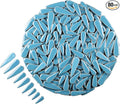 200g Petal Droplet Shaped Ceramic Mosaic Tiles for Crafts, Vibrant Colors, Ceramic Tiles for Mosaic Making Kits, DIY Arts and Crafts (Teal Blue)