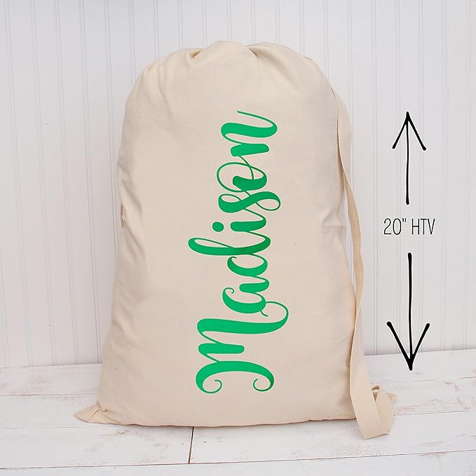 Threadart Metallic Green Heat Transfer Vinyl Film | Custom Cut Roll 20" Wide by The Yard | Compatible with Venture Explore and Maker, Silhouette Cameo, & Large Format Cutters